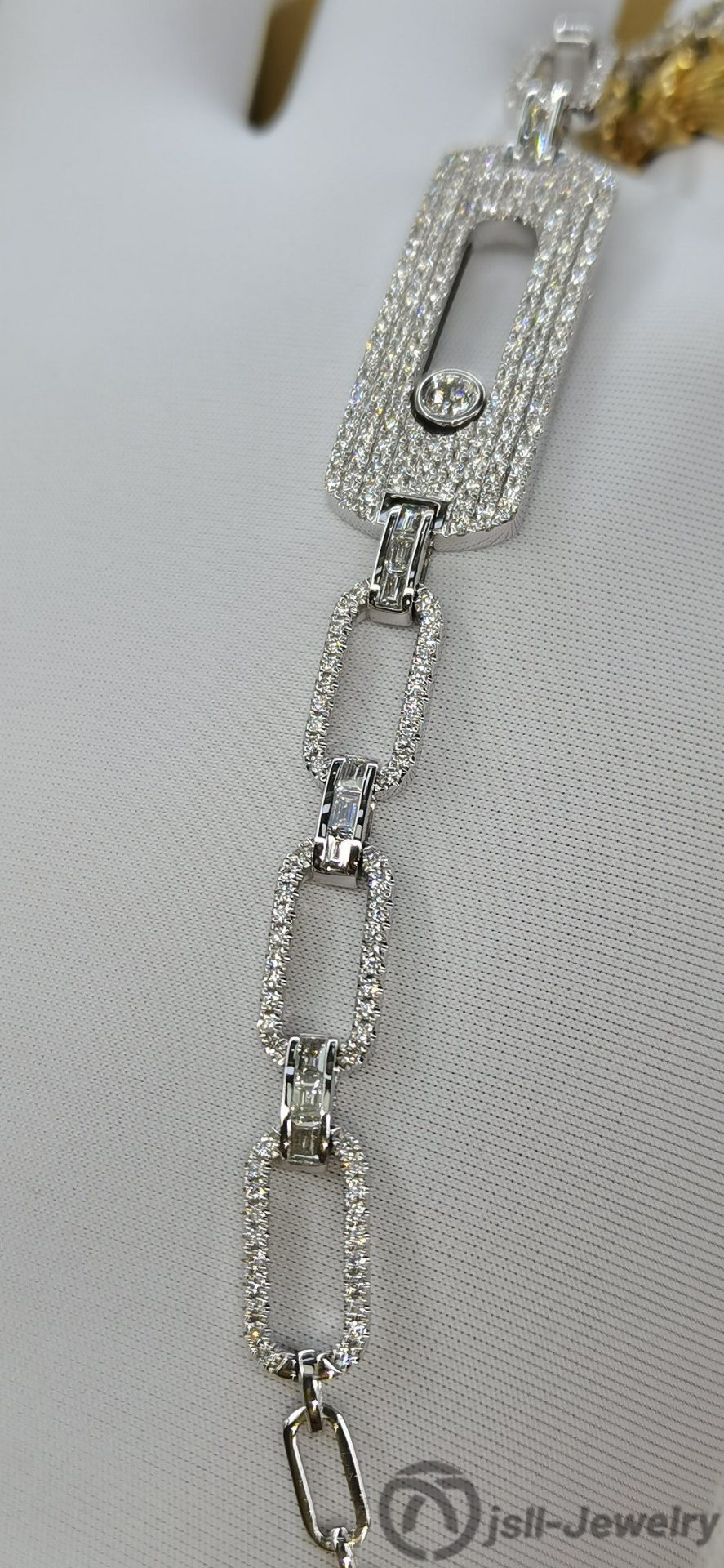 Jsll-Jewelry | 18K white gold with diamonds bracelet